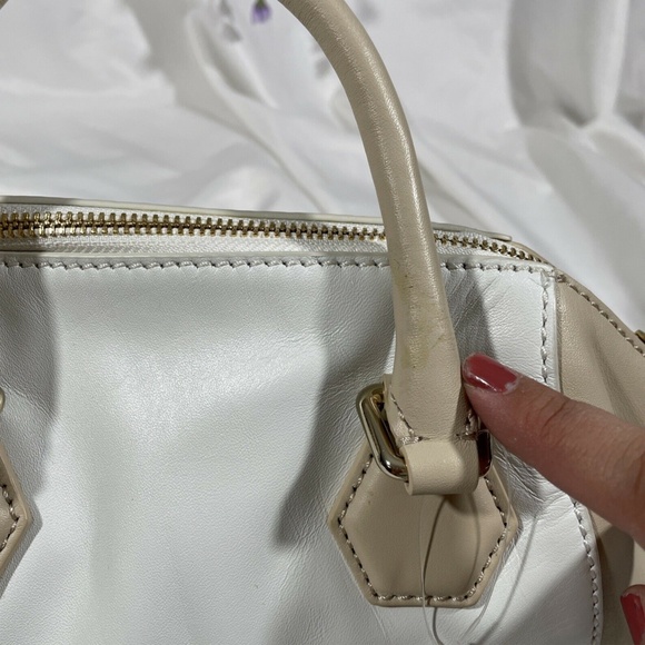 NWT kate spade new york 'catherine street mini pippa' satchel‎ handbag in Cream - Picture 8 of 13